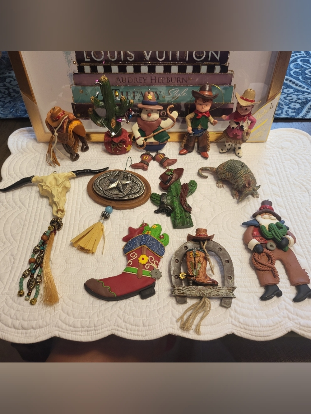 Western Christmas Ornaments CHOICE OF 3-EUC